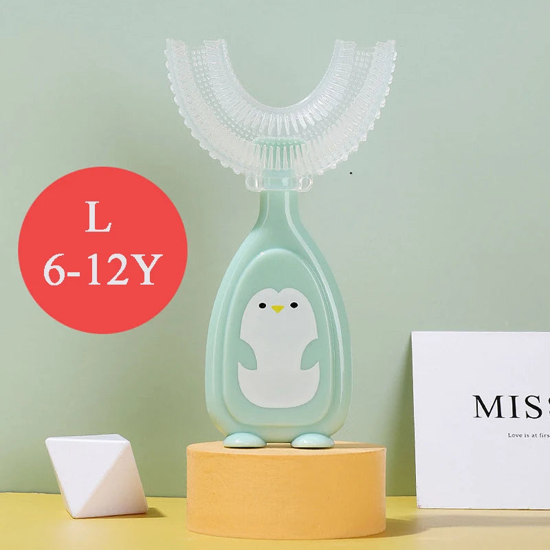 Children’s U-Shaped Toothbrush Soft Silicone Baby Oral Care Brush