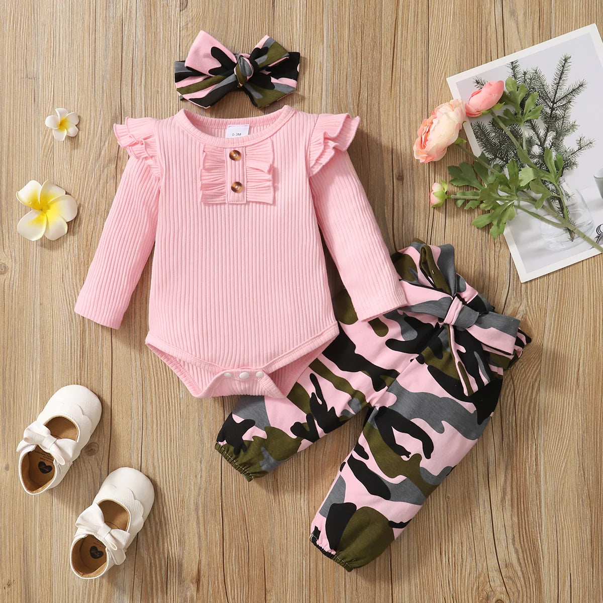 Baby Clothing Set 2PCS Boys Girls Fleece Hooded Top Pants Tracksuit