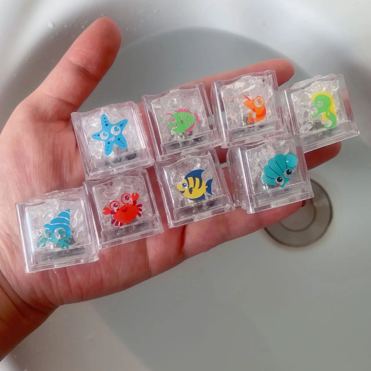 Baby Bath Toys LED Light Up Waterproof Color Changing Toys