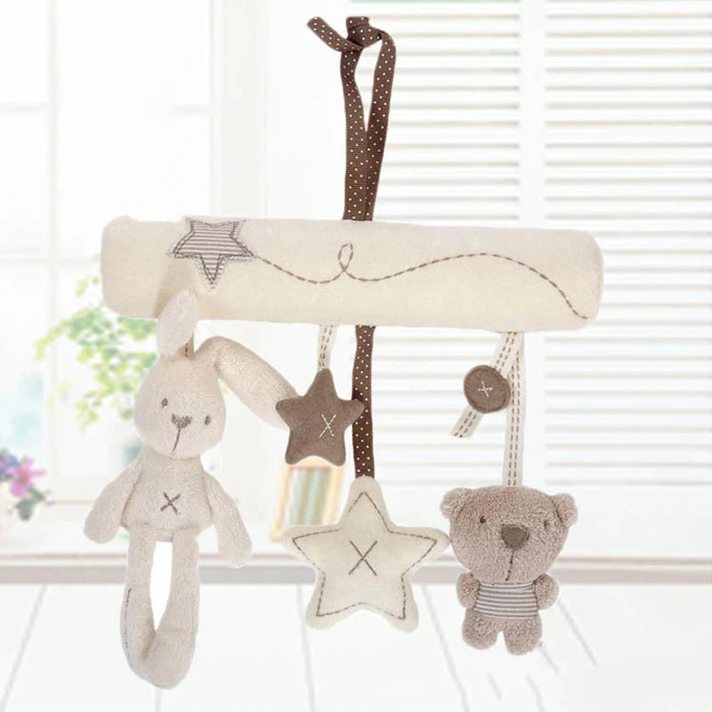 Hanging Plush Baby Hand Bell Toy for Stroller