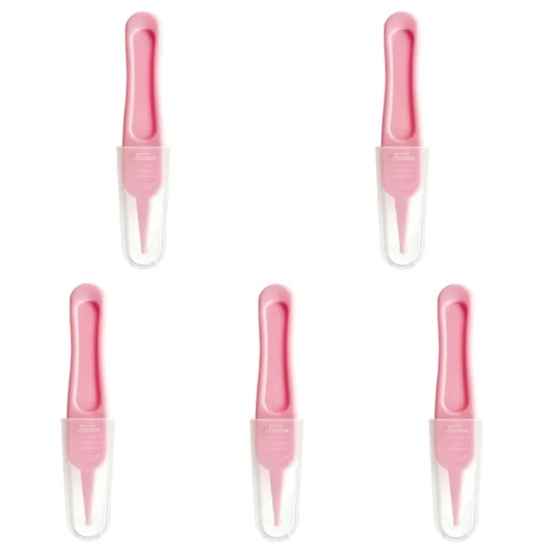 Baby Safety Booger Clip Infant Nose and Ear Cleaning Tweezers