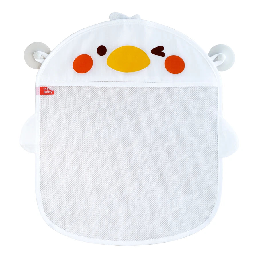 Baby Bath Toy Storage Bag with Suction Cups Bathroom Organizer