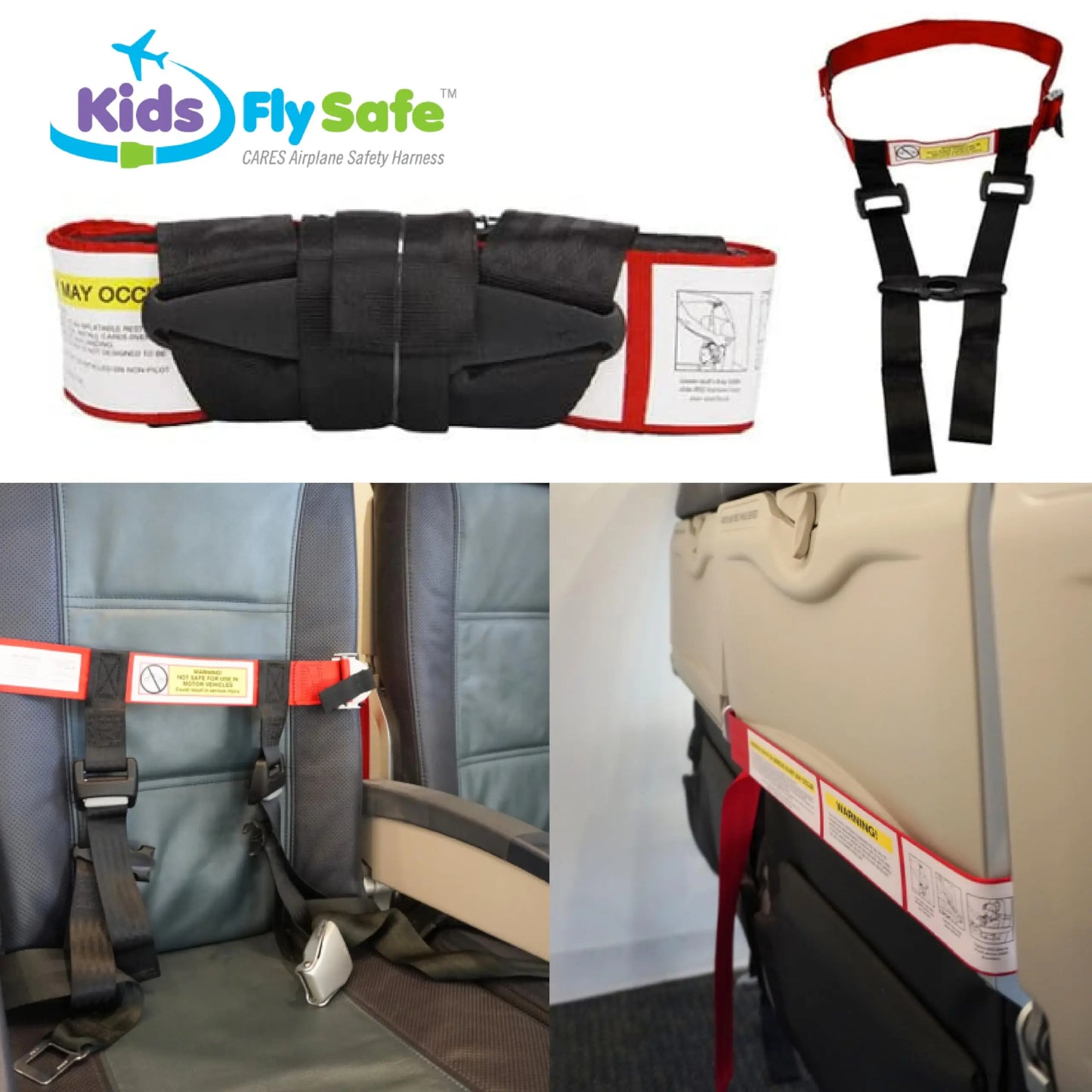 Cares Fly Safe Airplane Safety Belt for Children