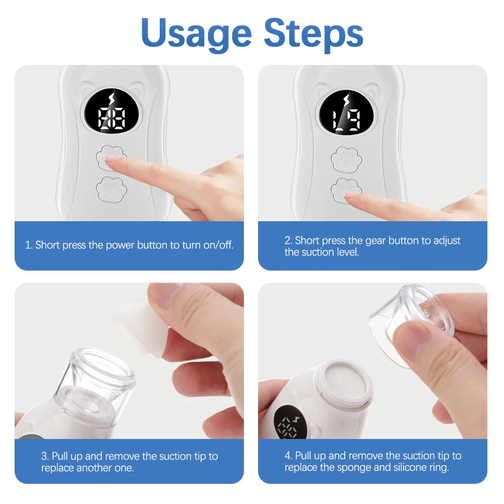 Electric Nasal Aspirator Baby Silent Rhinitis Cleaner Newborn Care Tool