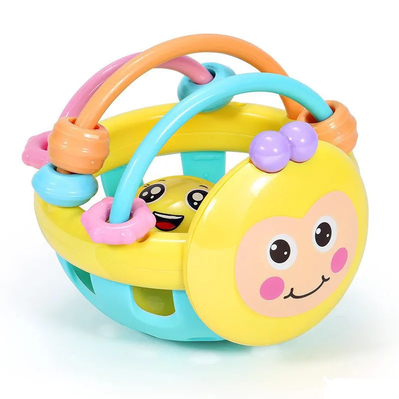 Baby Soft Teething Toy Sensory Rattle Grasping Ball