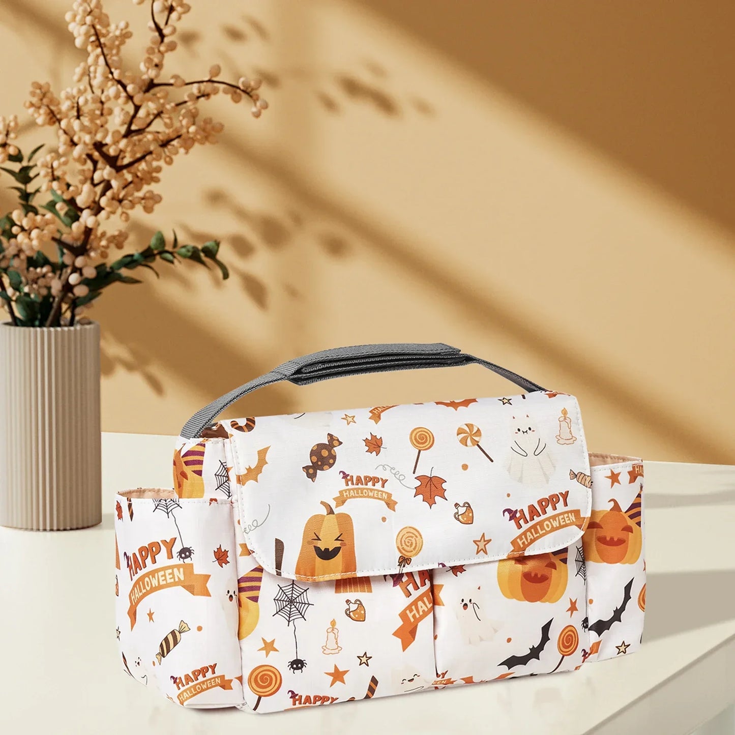 Cartoon Baby Diaper Bag Stroller Organizer Waterproof Nappy Bag