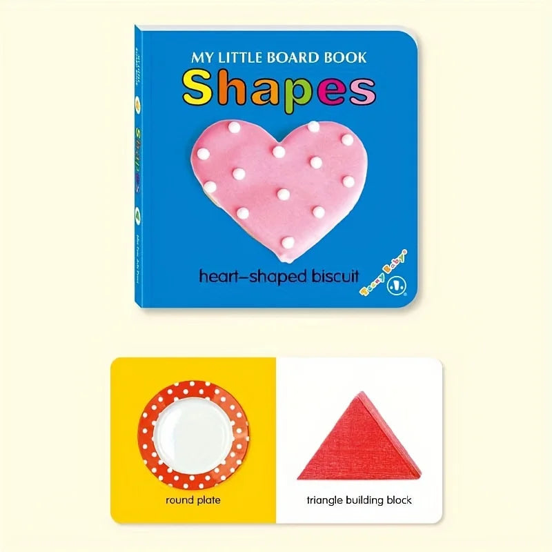 Baby Colorful Pattern Card Books Interactive Sensory Early Education Toy