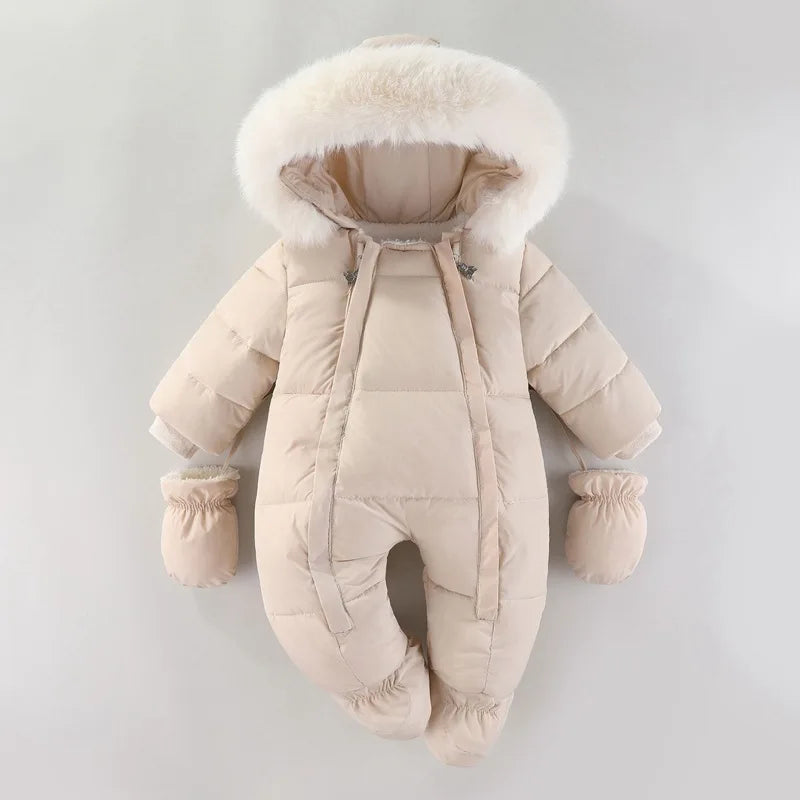 Baby Clothing Boys Girls Jumpsuit Fleece Cotton Winter Jacket Outdoor