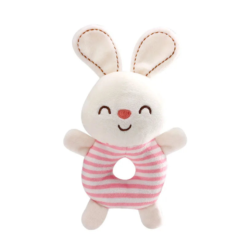 Baby Rattle Toy Plush Cartoon Hand Ring