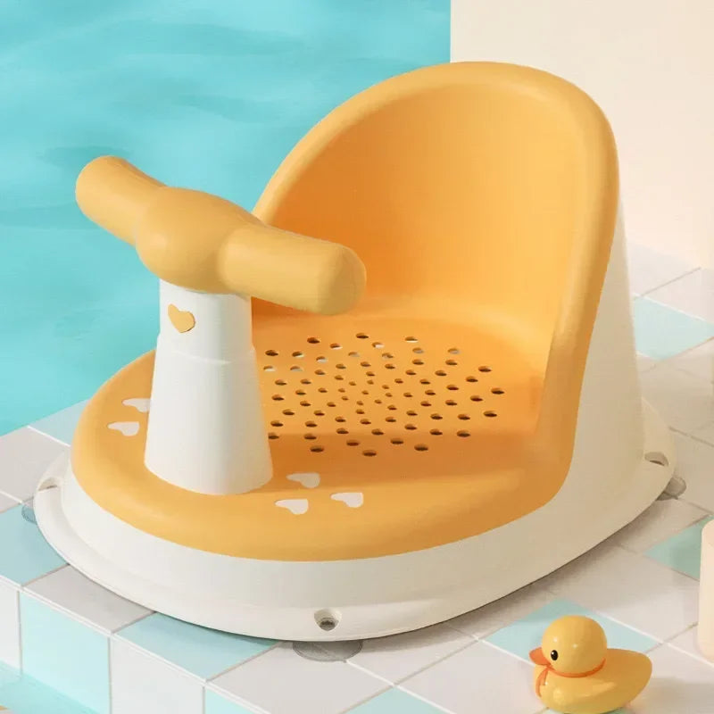 Baby Bath Seat Anti-Slip Suction Cup Portable Shower Seat