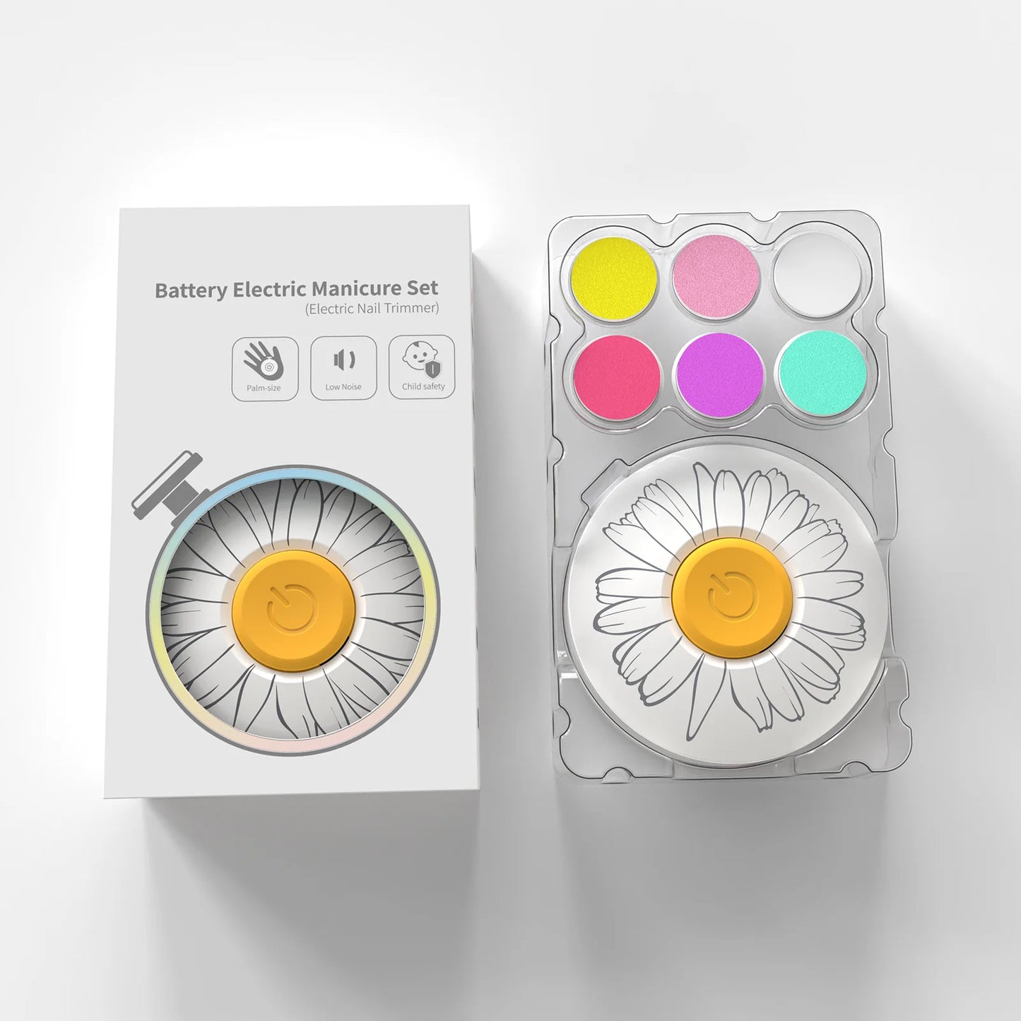 Baby Electric Nail Polisher & Clipper Kit Newborn and Kids
