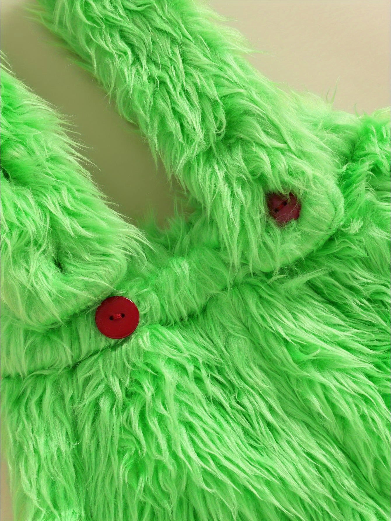 Infant Baby Christmas Outfit Letter Print Romper with Plush Furry Suspender Pants