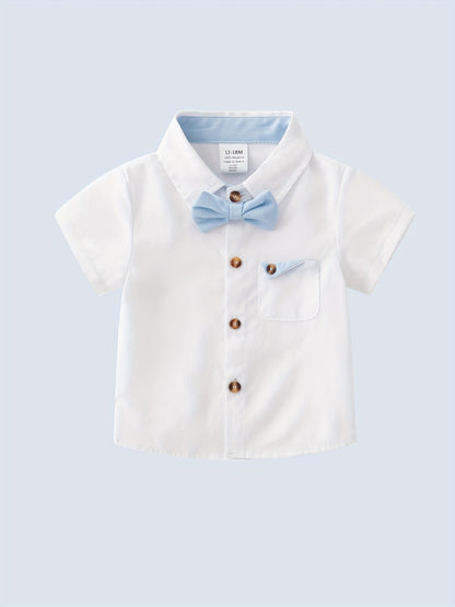 Baby Boy Stylish Suspender Outfit Two-Piece Gentlemen Set