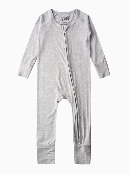 Baby Girl Long Sleeve Cotton Blend Romper Jumpsuit Crew Neck Soft Knit