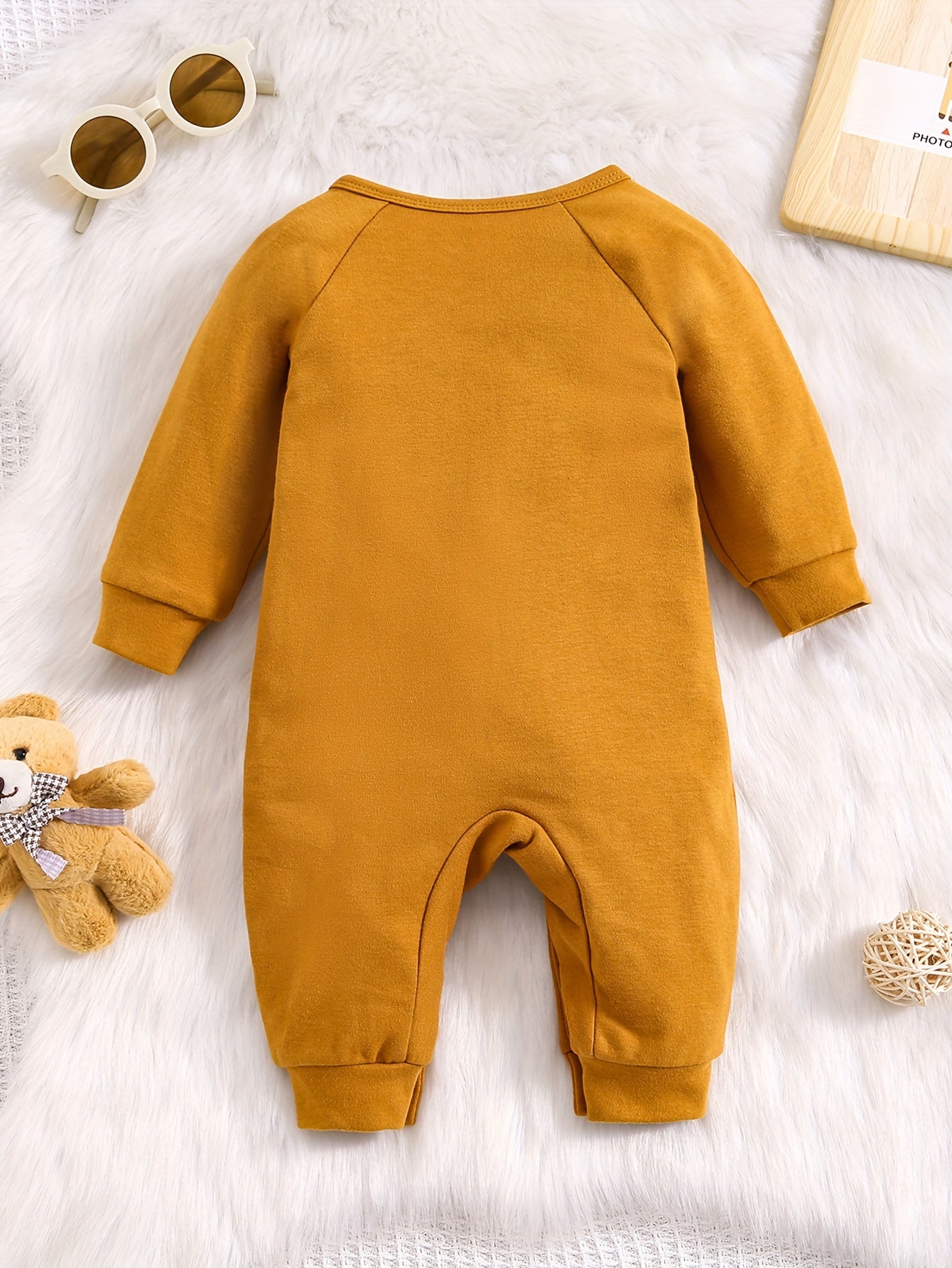 Animal Shape Long Sleeve Romper Cotton Baby Jumpsuit