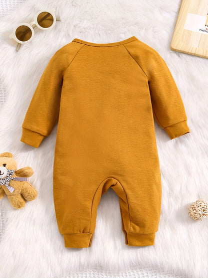 Animal Shape Long Sleeve Romper Cotton Baby Jumpsuit