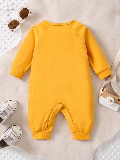 Animal Shape Long Sleeve Romper Cotton Baby Jumpsuit