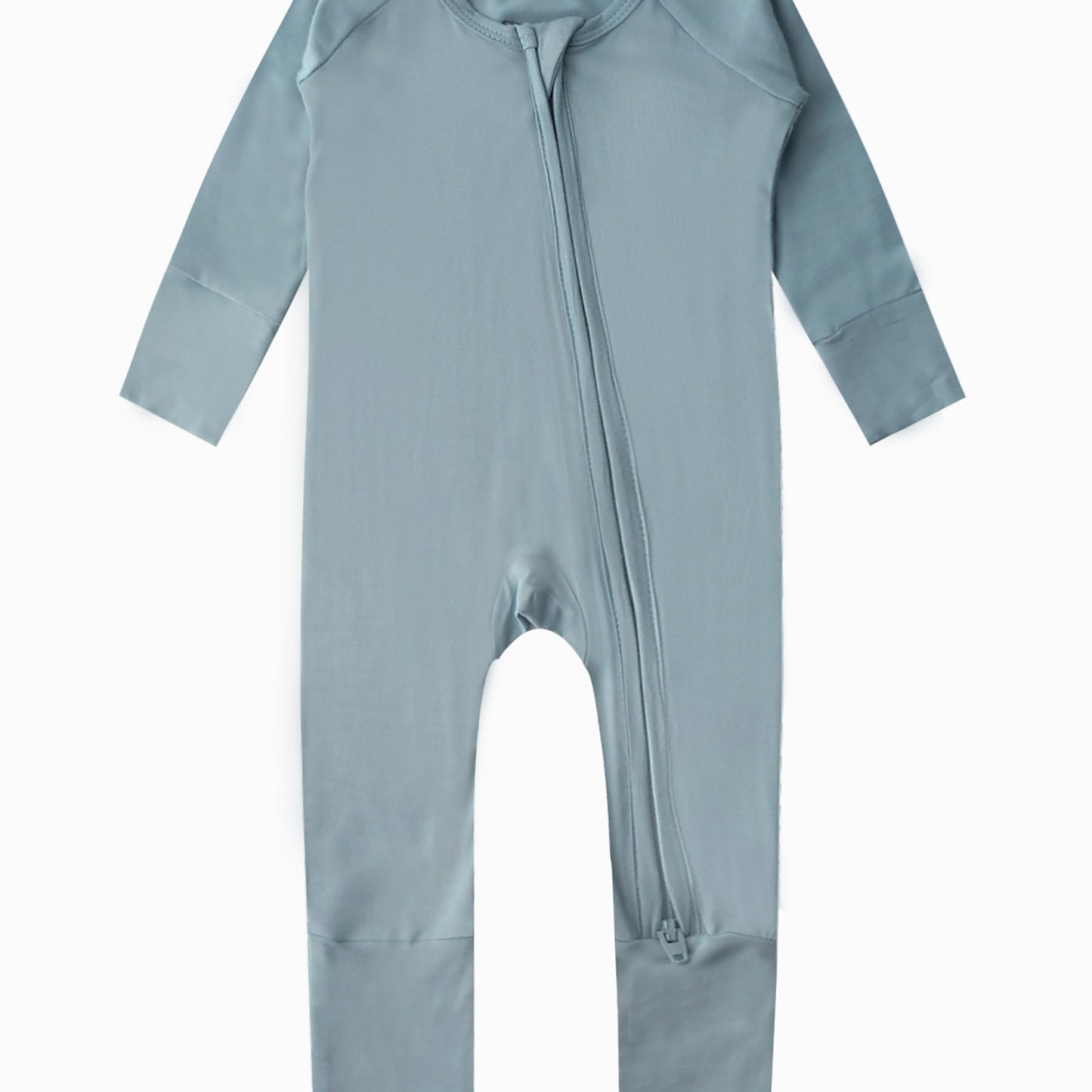 Baby Girl Long Sleeve Cotton Blend Romper Jumpsuit Crew Neck Soft Knit