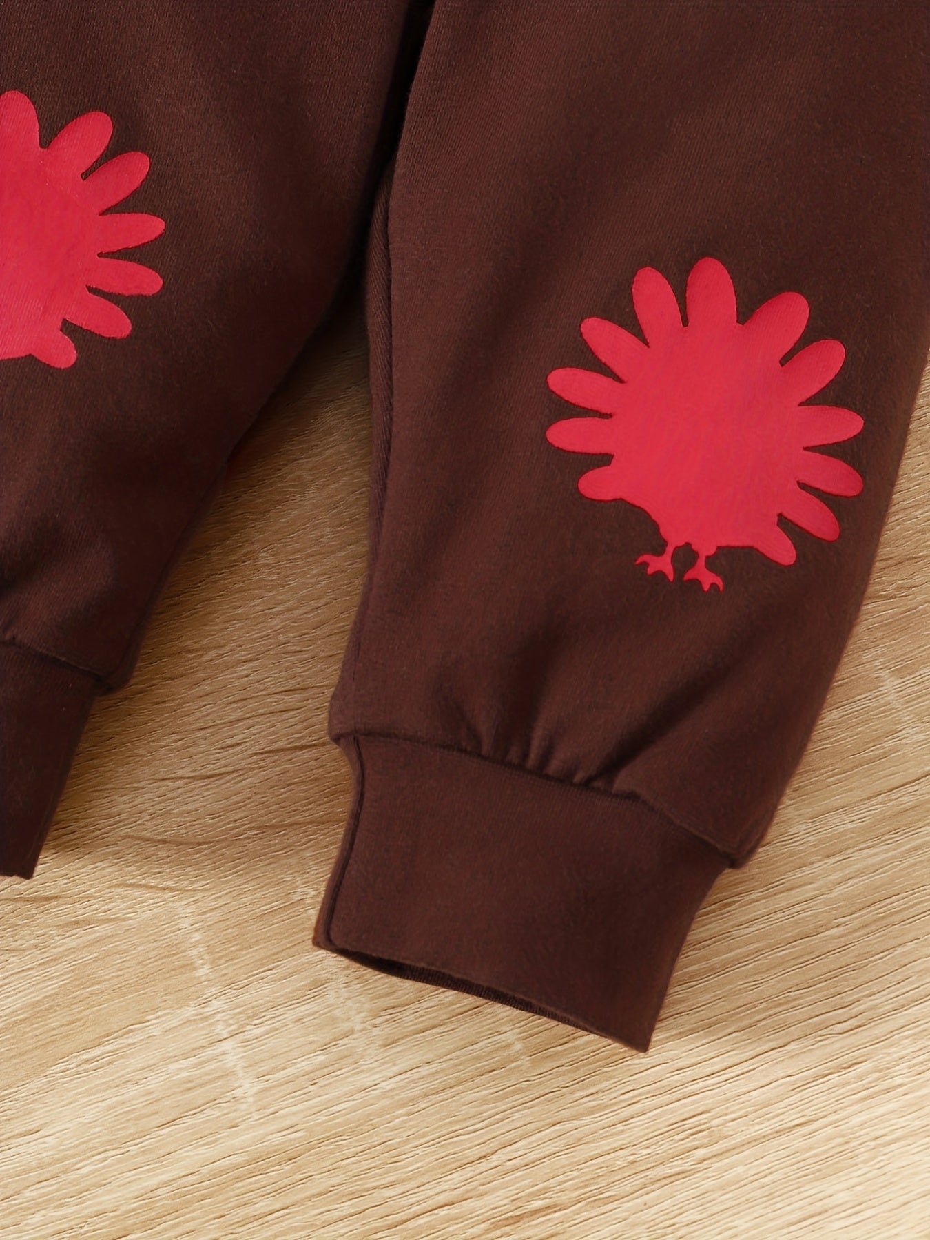 Baby Thanksgiving Turkey Outfit 3 Pcs Romper Pants & Hat Set