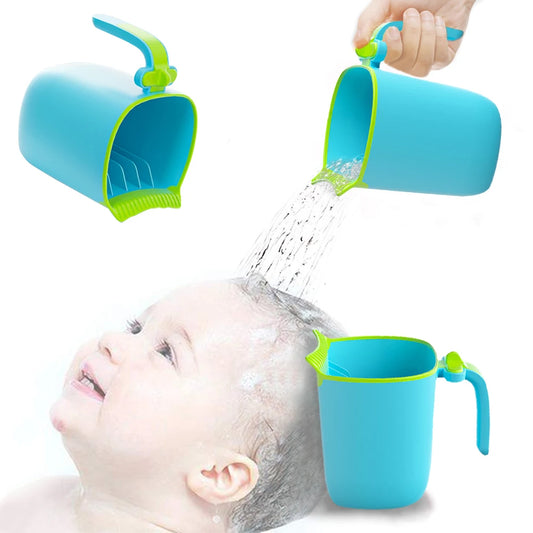 Baby Bath Rinse Cup Newborn Shower Hair Washing Cup Bath Tool