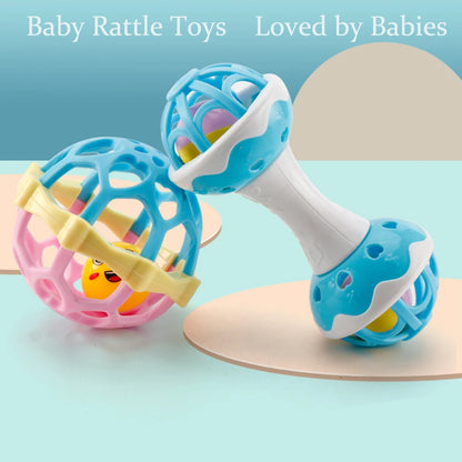 Baby Rattle Sensory Fine Motor Toy 3-12 Months