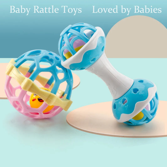 Baby Rattle Sensory Fine Motor Toy 3-12 Months