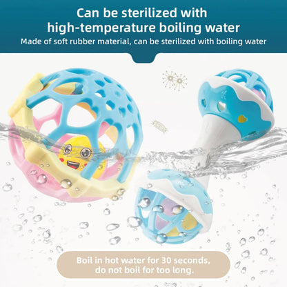 Baby Rattle Sensory Fine Motor Toy 3-12 Months