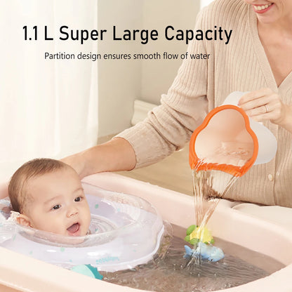 Baby Bath Rinse Cup Newborn Shower Hair Washing Cup Bath Tool