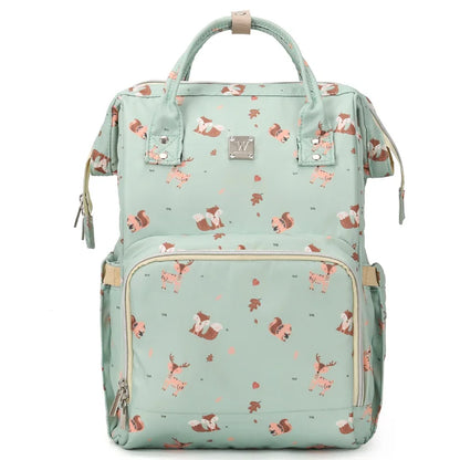 Large Capacity Waterproof Diaper Backpack – Multi-Function Travel & Nursing Bag