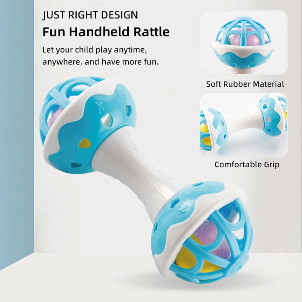 Baby Rattle Sensory Fine Motor Toy 3-12 Months