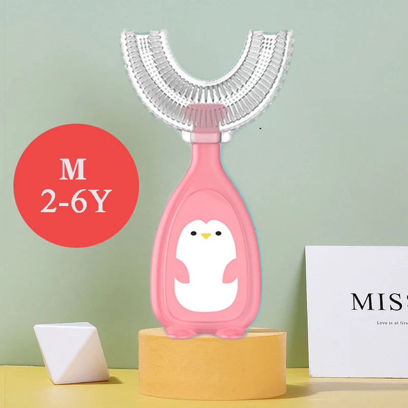 Children’s U-Shaped Toothbrush Soft Silicone Baby Oral Care Brush