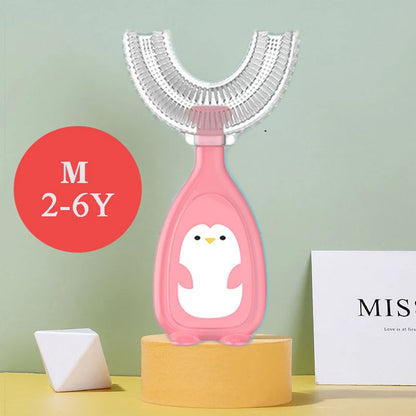 Children’s U-Shaped Toothbrush Soft Silicone Baby Oral Care Brush