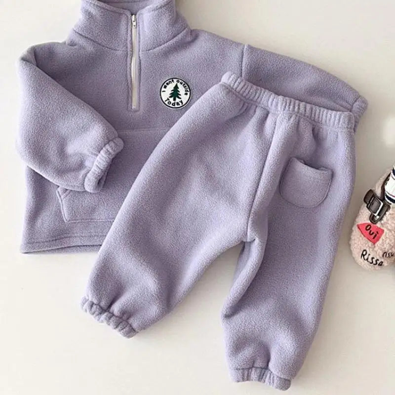 Baby Boys Girls Clothes Set Cotton Sweatshirt+Pants 2PCS