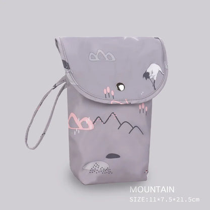 Waterproof Reusable Baby Diaper Bag Large Capacity Mommy Handbag