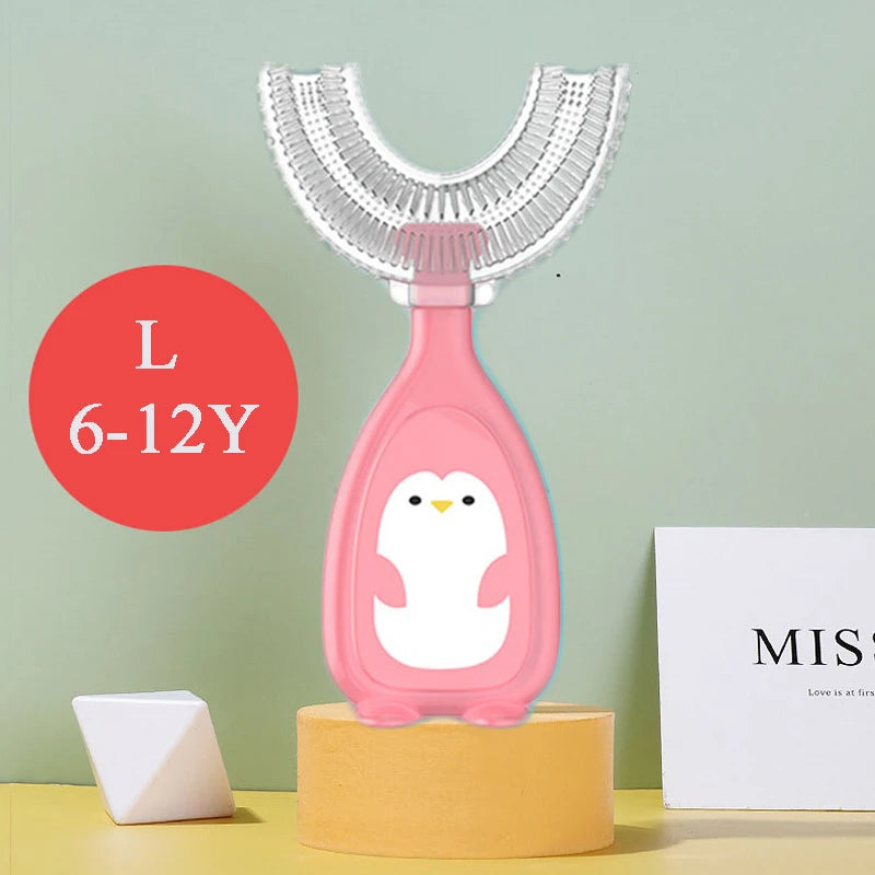 Children’s U-Shaped Toothbrush Soft Silicone Baby Oral Care Brush