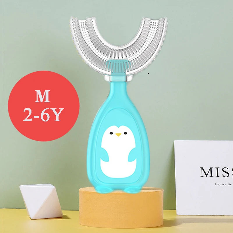 Children’s U-Shaped Toothbrush Soft Silicone Baby Oral Care Brush