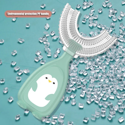 Children’s U-Shaped Toothbrush Soft Silicone Baby Oral Care Brush
