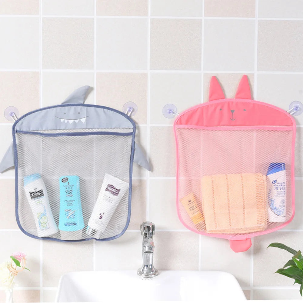 Baby Bathroom Mesh Bag Cartoon Animal Bath Toy Storage Net