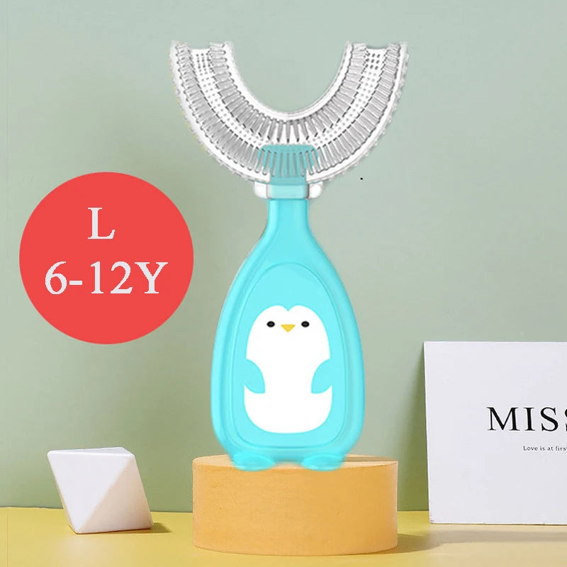 Children’s U-Shaped Toothbrush Soft Silicone Baby Oral Care Brush