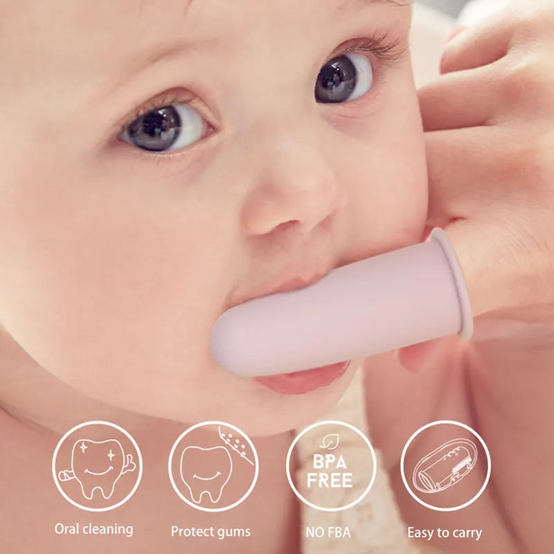 Baby Finger Toothbrush Portable Oral Care Brush