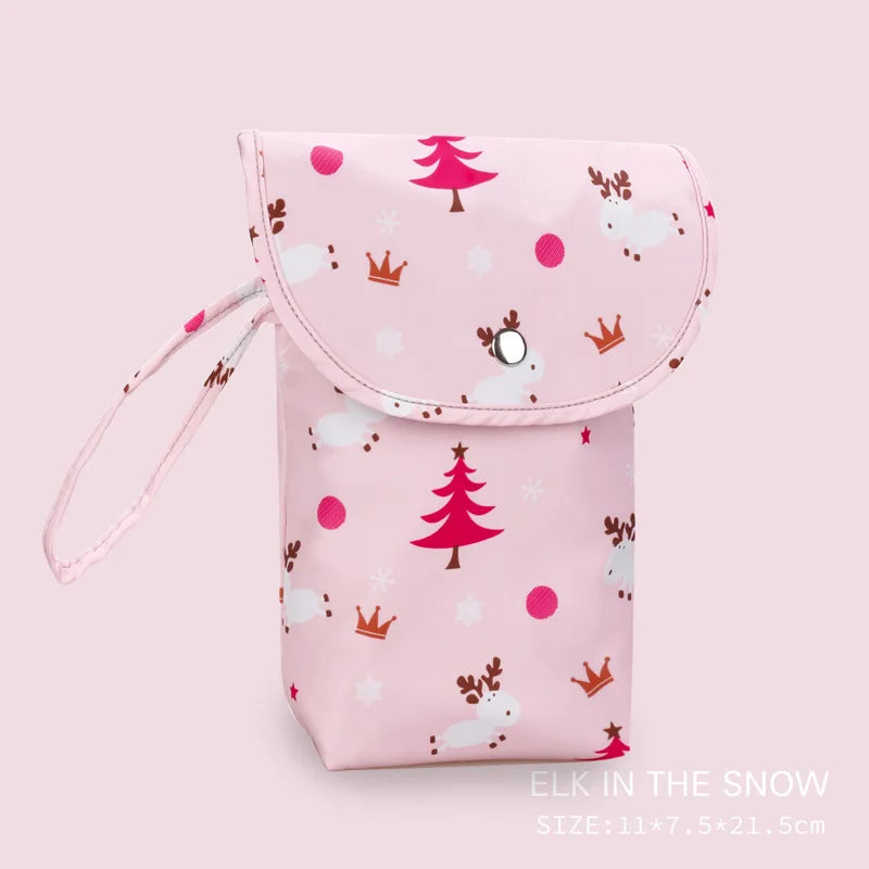 Waterproof Reusable Baby Diaper Bag Large Capacity Mommy Handbag