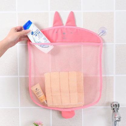Baby Bathroom Mesh Bag Cartoon Animal Bath Toy Storage Net