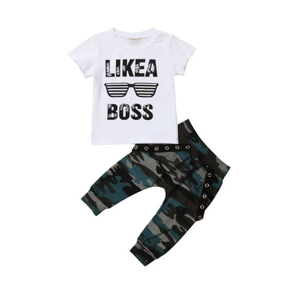Baby Boys Clothes Set T-Shirt+Pants 0-3Y