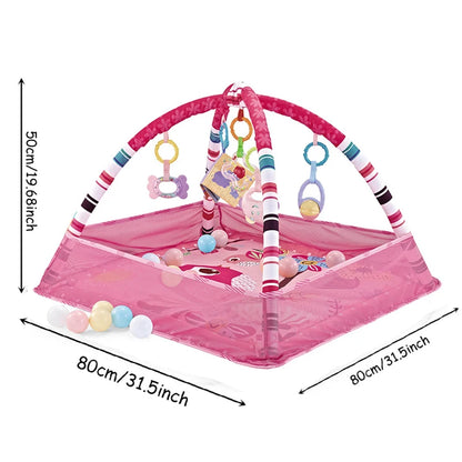 Baby Crawling Game Blanket Fitness Frame Educational Play Mat