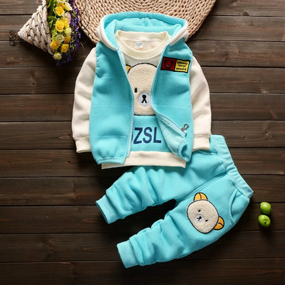Newborn Baby Hoodie + Pant Outfit Boys Girls Autumn Infant Clothing Set
