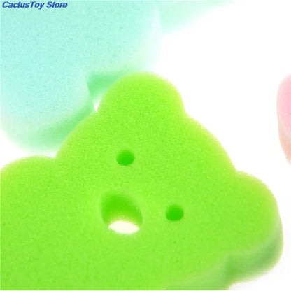 Baby Shower Bath Brush Sponge Set Infant Bathing Accessories