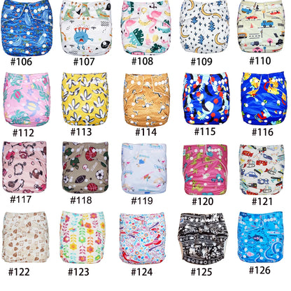 Adjustable Baby Cloth Diapers Washable Reusable 3-15kg