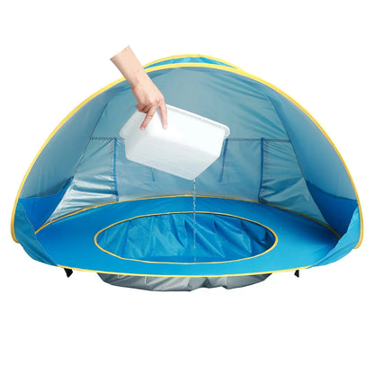 Baby Beach Tent Portable Foldable Sunshelter with Pool