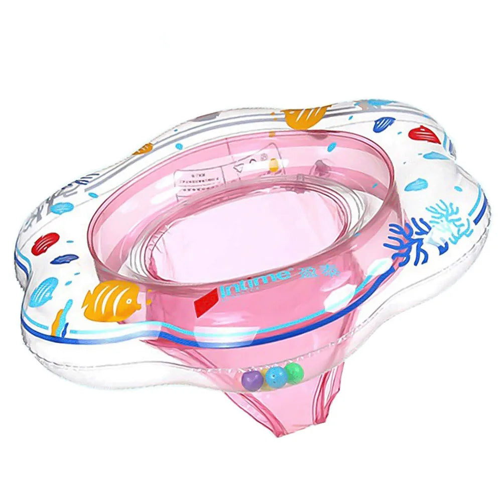 Baby Swimming Ring Float with Safety Seat Double Airbag