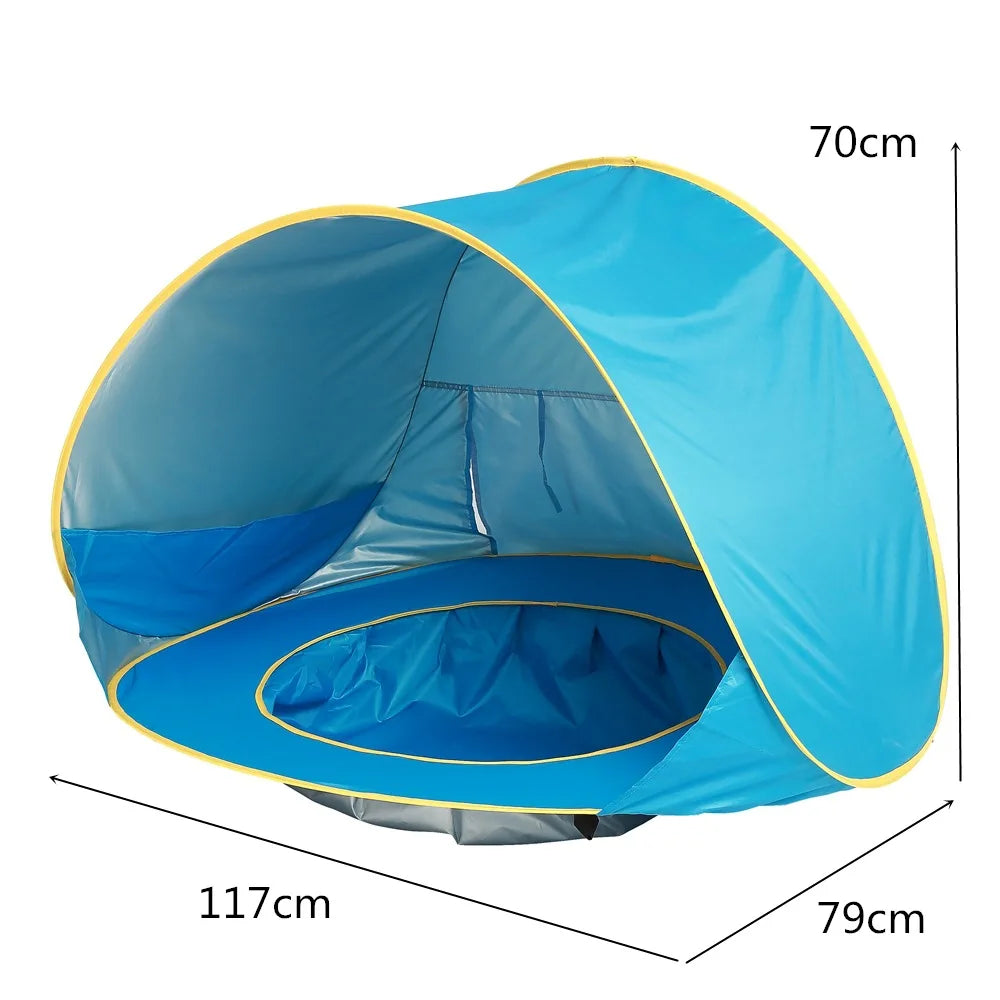 Baby Beach Tent Portable Foldable Sunshelter with Pool